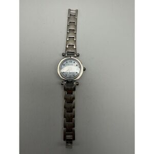 Ecclissi 22340 Sterling Silver 925 New Battery Ladies MOP Watch 32MM 6"